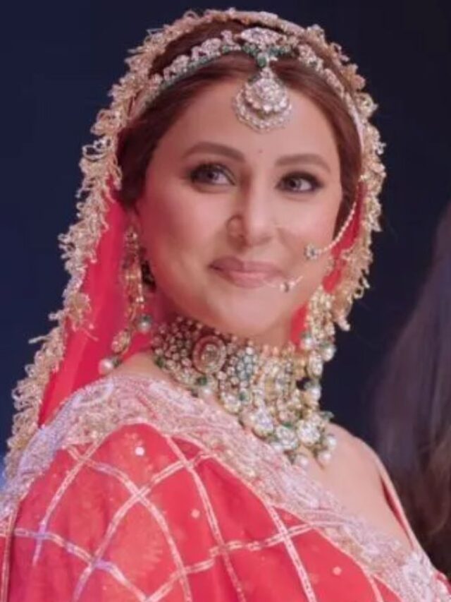 कैंसर से जंग लड़ रही Hina Khan बनीं दुल्हन, सुर्ख लाल जोड़े में चांद का टुकड़ा लगीं एक्ट्रेस