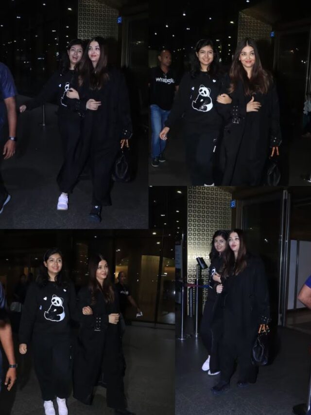 पेरिस फैशन वीक में जलवा बिखेरने के बाद मुंबई आईं Aishwarya Rai, बेटी आराध्या संग दिए पोज