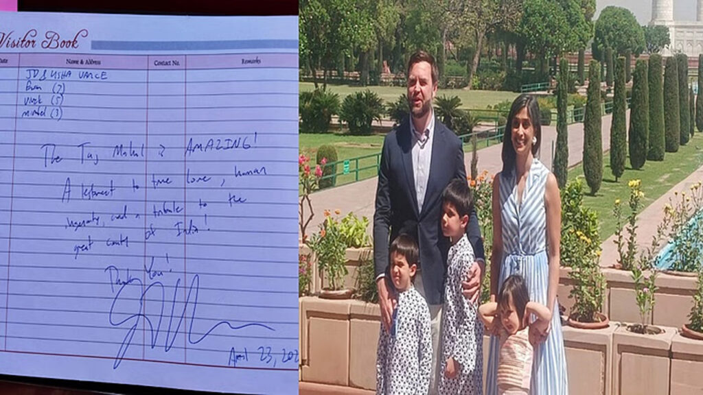 JD Vance Agra Visit